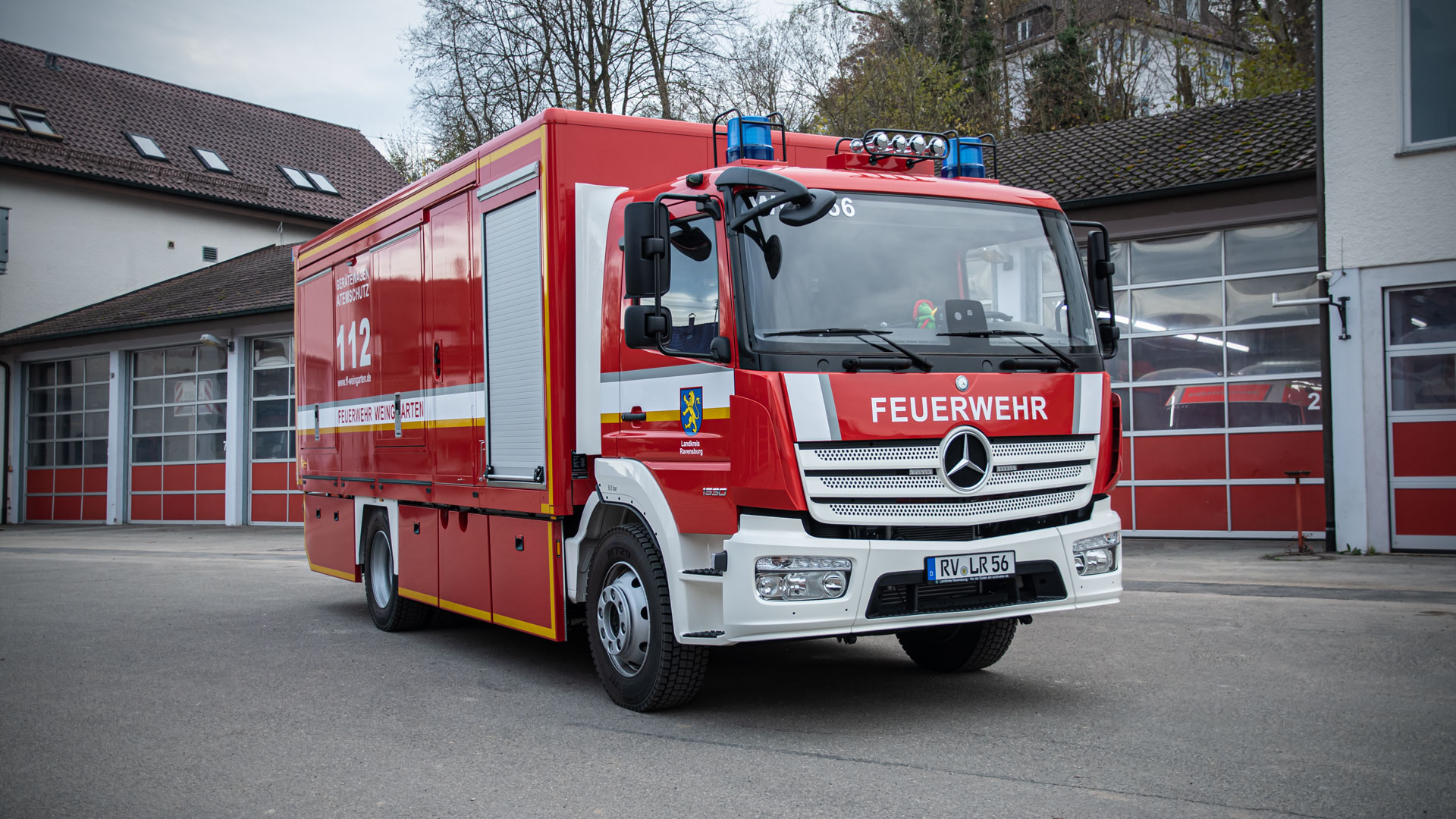 Gerätewagen-Atemschutz der Feuerwehr Weingarten.