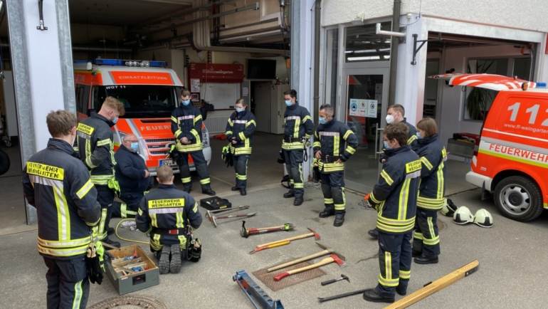 9 neue ehrenamtliche Einsatzkräfte in Weingarten ausgebildet