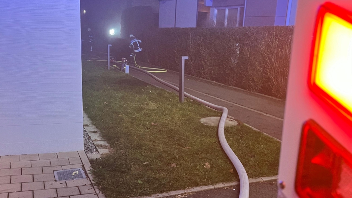 Brand im Freien