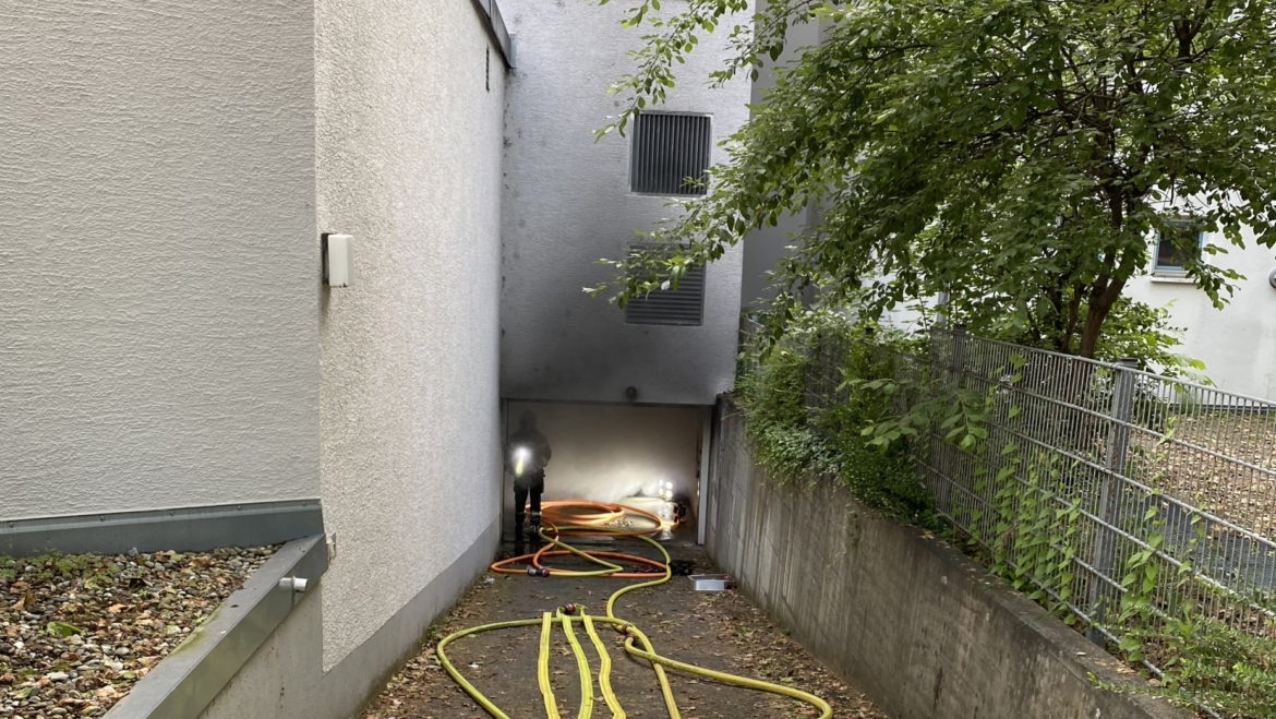 Brand Tiefgarage