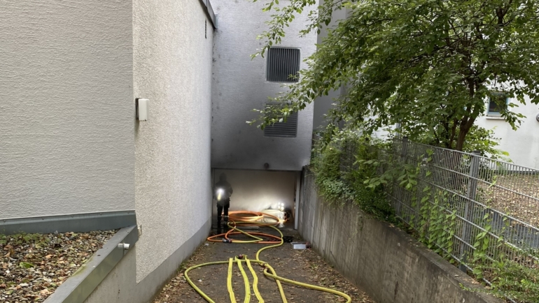 Brand Tiefgarage