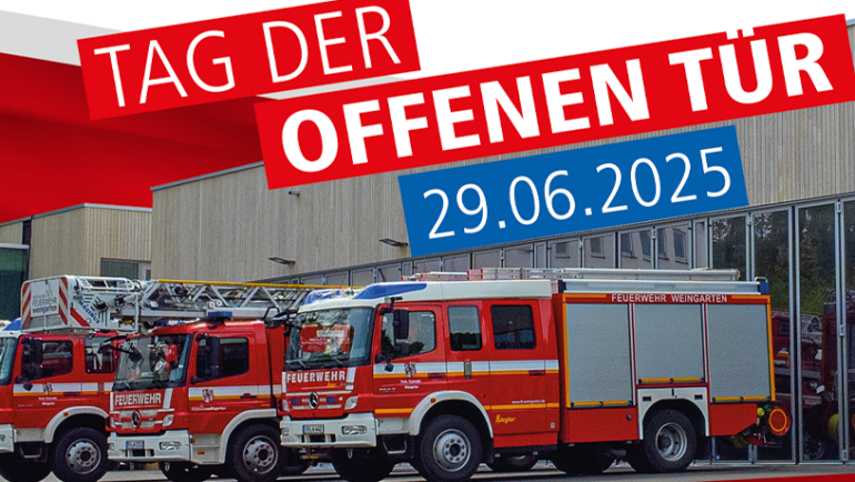 Tag der offenen Tür bei der Feuerwehr Weingarten – Ein vielfältiges Programm erwartet Sie!