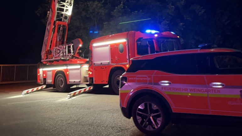 Brand im Freien
