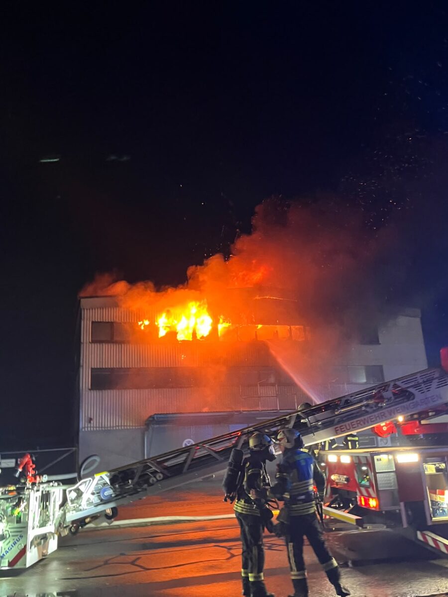 Brand Gewerbeobjekt